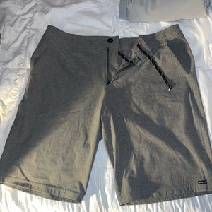 Gray hybrid men’s shorts